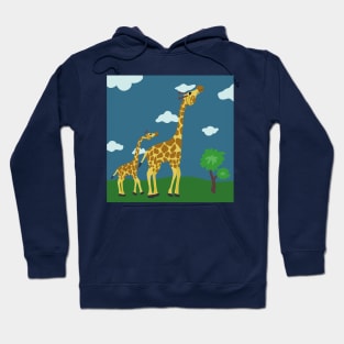 Mama Giraffe and Baby Hoodie